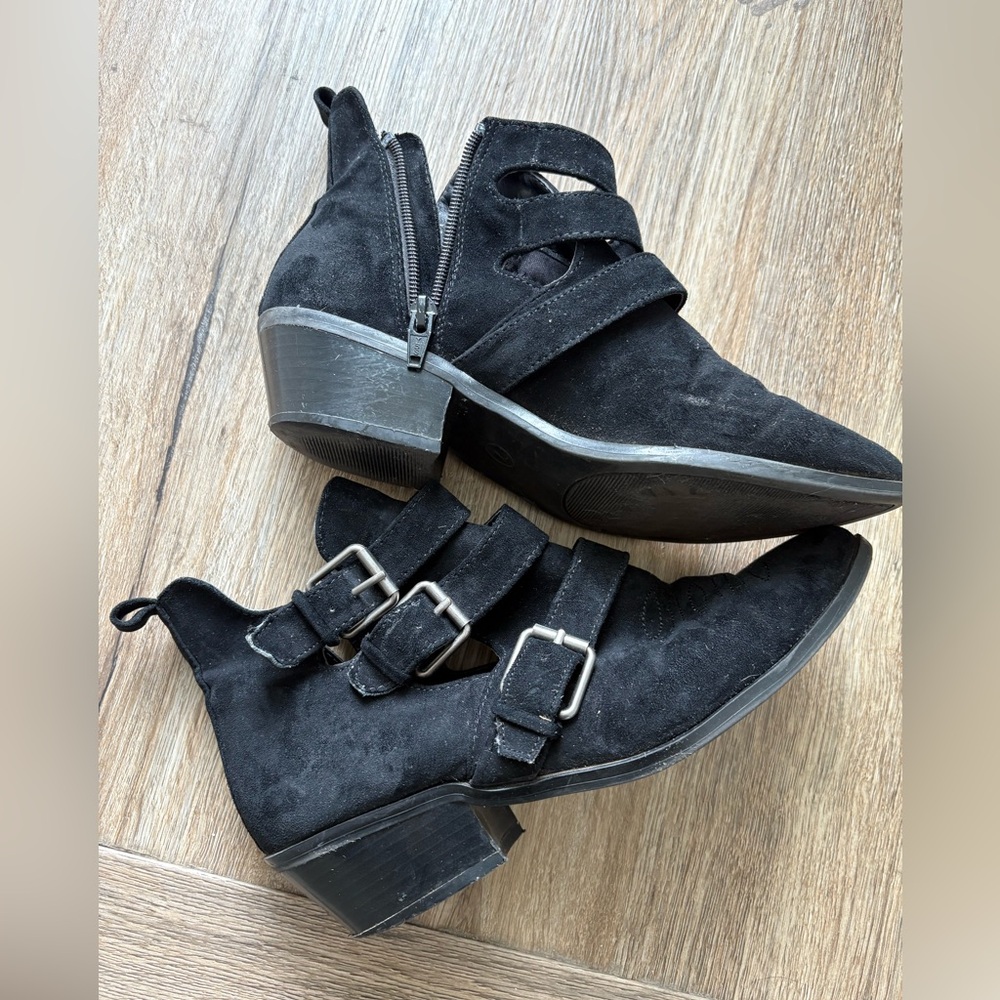 Heeled booties from target